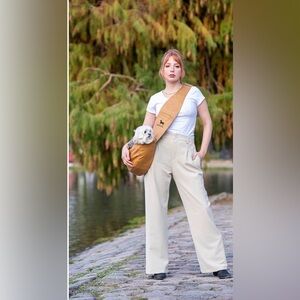 Camel tan Pet Sling Carrier